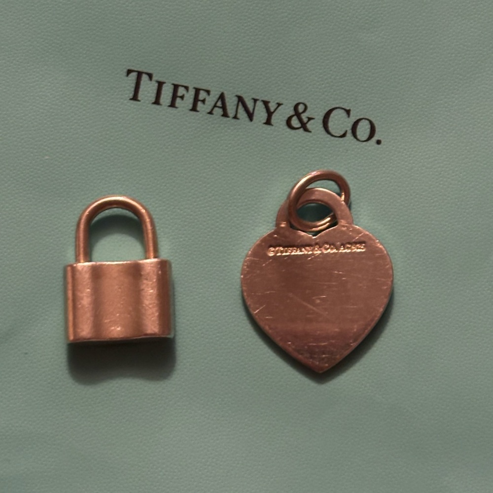 Tiffany & Co. silver Heart and Lock Charm